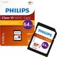 Karta Philips SDXC 64 GB Class 10 UHS-I/U1 V10 (FM64SD55B/10)