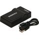 Ładowarka do aparatu Duracell Duracell Charger with USB Cable for Panasonic BCJ13E/BCG10