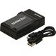 Ładowarka do aparatu Duracell Duracell Charger with USB Cable for DR9675/NP-50/D-LI68