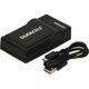 Ładowarka do aparatu Duracell Duracell Charger with USB Cable for DR9963/EN-EL19