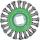 Bosch Bosch X-LOCK disc brush Heavy for Inox 115mm, knotted (115mm diameter, 0.5 mm wire)