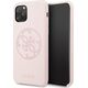 Guess Guess GUHCN58LS4GLP iPhone 11 Pro light pink/jasnoróżowy hard case Silicone 4G Tone On Tone