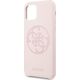 Guess Guess GUHCN58LS4GLP iPhone 11 Pro light pink/jasnoróżowy hard case Silicone 4G Tone On Tone