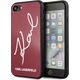 Karl Lagerfeld Karl Lagerfeld KLHCI8DLKSRE iPhone 7/8 czerwony/red hard case Signature Glitter