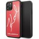 Karl Lagerfeld Karl Lagerfeld iPhone 11 Pro KLHCN58DLKSRE czerwony hard case Signature Glitter