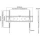 Reflecta Uchwyt ścienny Plano Flat 70-6040 37'' - 70''