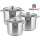 KingHoff GARNKI KINGHOFF 6 ELE 16L/ 13L/ 11L [KH-4312]