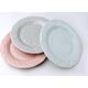 Mondex TALERZ OBIADOWY PŁASKI 24cm ADEL PINK MONDEX