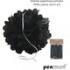 Polsirhurt Pompon papierowy czarny 25cm pp08
