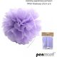 Polsirhurt Pompon papierowy fioletowy 25cm pp05