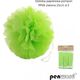 Polsirhurt Pompon papierowy zielony 25cm pp06