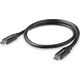 Kabel USB StarTech USB-C - USB-C 0.5 m Czarny (USB2C5C50CM)