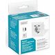 Digitus Assmann SOCKET WITH 2X USB PORTS/SAFETY WALL OUTLET 5V2.1A WHITE