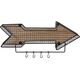 Home Styling Collection Uchwyt 4-hakowy czarny  (177957 [13025402])