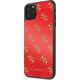 Guess Guess GUHCN654GGPRE iPhone 11 Pro Max czerwony/red hard case 4G Double Layer Glitter uniwersalny