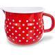 Orion Kubek emaliowany retro 1,9L CZERWONY W GROCHY uniwersalny