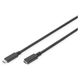 Kabel USB Digitus USB-C - USB-C 2 m Czarny (AK-300210-020-S)