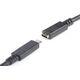Kabel USB Digitus USB-C - USB-C 2 m Czarny (AK-300210-020-S)