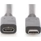 Kabel USB Digitus USB-C - USB-C 2 m Czarny (AK-300210-020-S)