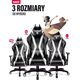 Fotel Diablo Chairs X-Horn King Size Czarno-Biały