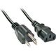 Kabel zasilający Lindy Lindy IEC-Netzkabel US-Netzstecker Kpl 18AWG USA 3 Pin 2m