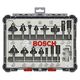 Bosch BOSCH ZESTAW FREZÓW 15szt. UCHWYT 1/4 B2607017473