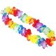 Party Deco Naszyjnik hawajski - tęczowy - 90 cm - 1 szt. uniwersalny
