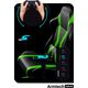 Fotel Diablo Chairs X-Horn L zielony