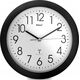 Mebus Mebus 52450 wireless wall clock black