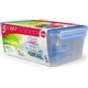 Emsa Emsa Food Clip&Close 508568 5 pcs. Set transparent/blue