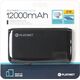 Powerbank Platinet Polymer USB + LCD 12000mAh Czarny