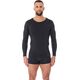 Brubeck Koszulka męska z długim rękawem Comfort Wool grafitowa r. XXL (LS11600)