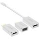 Adapter USB InLine USB-C - DisplayPort Biały  (64109S)