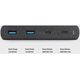 Ładowarka Uniq Surge 2x USB-A 2x USB-C 3 A (UNIQ135BLK)