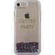 Guess Guess GUHCP7GLUQPU iPhone 6/7/8 fioletowy/purple hard case Liquid Glitter Party