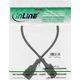 Kabel zasilający InLine InLine Kabel zasilający 3 pin IEC C13 do C14 męski na żeński czarny 0.3 m