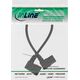 Kabel zasilający InLine InLine Przedłużacz od zasilania monitora - C13 - C14 - czarny - 0.5m - kątowy