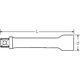 Stahlwille PRZEDLUZKA 1/2" 130MM STAHL 509/5