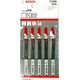 Bosch brzeszczot T 102D Hcs 5pc tworzywo sztuczne Clean (2608667444)