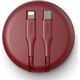 Kabel USB Uniq Lightning - USB-C 1.2 m Czerwony (UNIQ130RED)