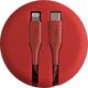 Kabel USB Uniq Lightning - USB-C 1.2 m Czerwony (UNIQ130RED)