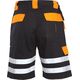 Lahti Pro spodenki krótkie czarno-pomarańczowe 100% bawełna z odblaskiem "2XL" (L4070605)