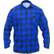 Dedra koszula flanelowa niebieska, rozmiar XL, 100% bawełna (BH51F2-XL)