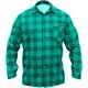 Dedra koszula flanelowa zielona, rozmiar M, 100% bawełna (BH51F4-M)
