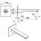 Bateria wannowa KFA 836-002-00 MOKAIT WYLOT BATERII WANNOWEJ PODTYNKOWEJ // B-77-WYLOT
