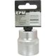 EPM NASADKA KRÓTKA 1/2&#039|&#039|&#039|&#039| 6-KĄTNA SATIN 19MM