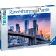 Ravensburger Puzzle 2000 elementów Widok na Manhattan i Most Brooklyn