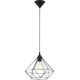 Lampa wisząca EGLO Lampa wisząca druciana Eglo Tarbes 1x60W E27 czarna 94188