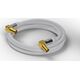 Goobay goobay TV antenna cable 135dB 90 ° white 2m -4x shielded