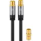 Kabel Goobay Antenowy 1m srebrny (70346)